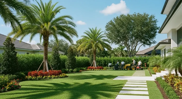 Professional landscaping services in Florida