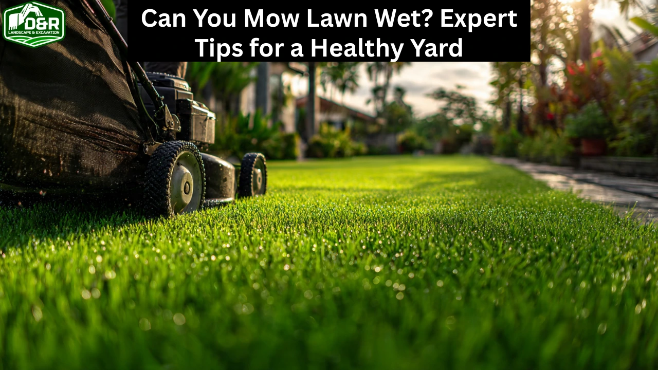 can you mow lawn wet