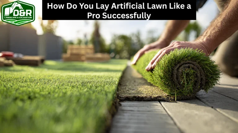how do you lay artificial lawn