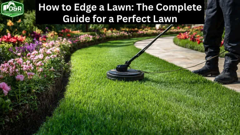 how to edge a lawn