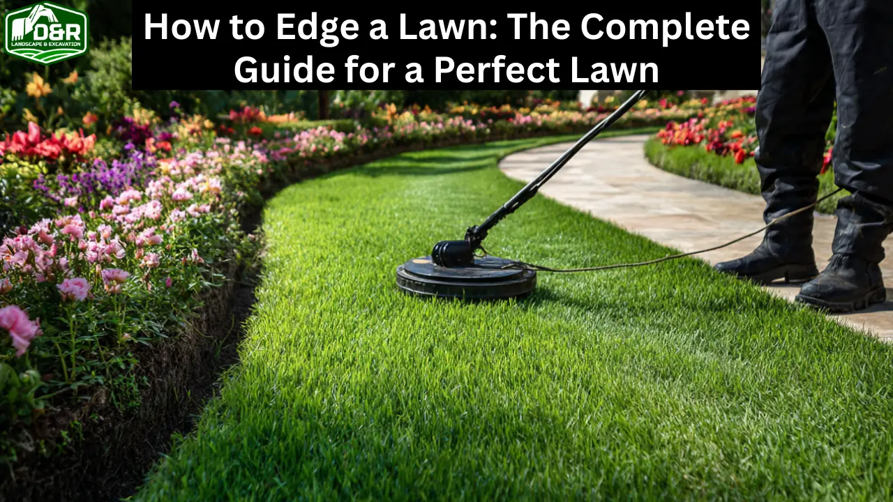 how to edge a lawn