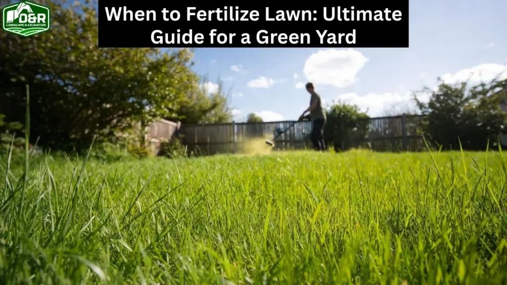 when to fertilize lawn
