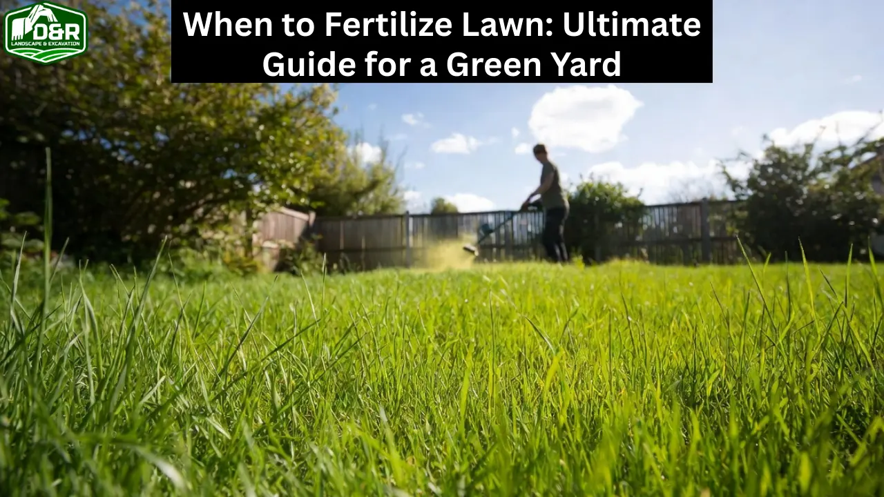 when to fertilize lawn