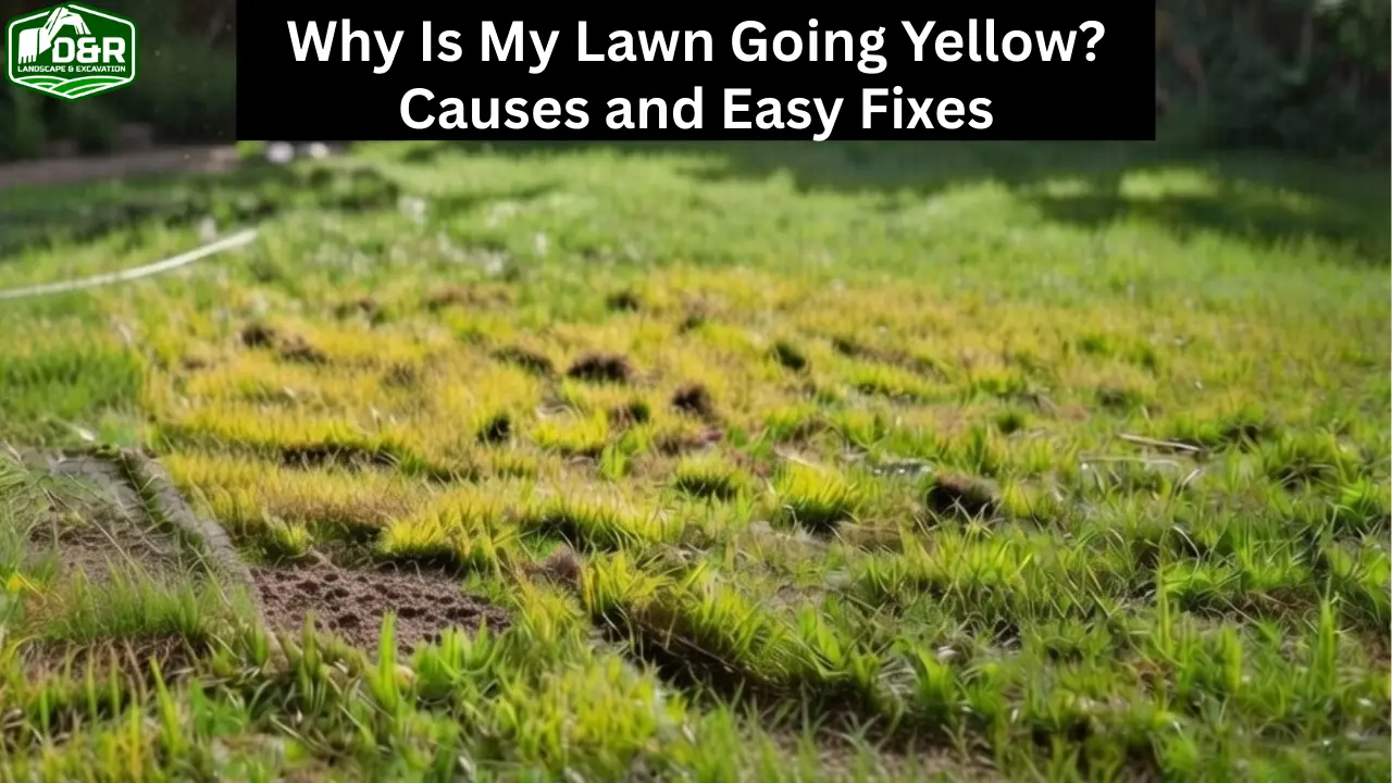 why is my lawn going yellow